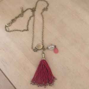 Tassel necklace